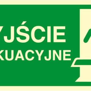 NÚDZOVÁ ZNAČKA - SMER K NÚDZOVÉMU VÝCHODU - VPRAVO - AC 101 CE PS