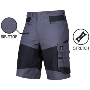 BARI SPANDEX ŠEDÉ KRÁTKE NOHAVICE