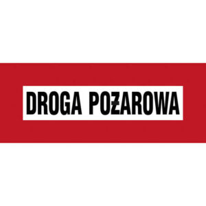 ZNAČKA POŽIARNEJ OCHRANY - POŽIARNA CESTA - BC 109 BR PN
