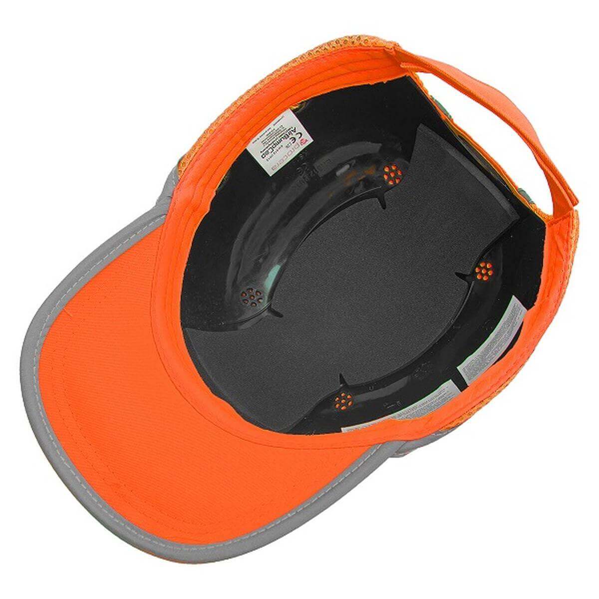 OCHRANNÁ ČIAPKA BUMPCAP SO SIEŤKOU, ORANŽOVÁ HVP – Obrázok 2