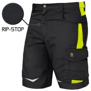 HELICON RIP-STOP ČIERNE KRÁTKE NOHAVICE