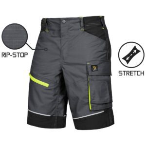 LIDO SPANDEX ŠEDÉ KRÁTKE NOHAVICE