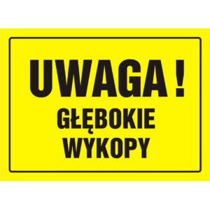 STAVEBNÁ DOSKA - POZOR! HĺBKOVÉ VÝKOPY - OA 007 DY PN