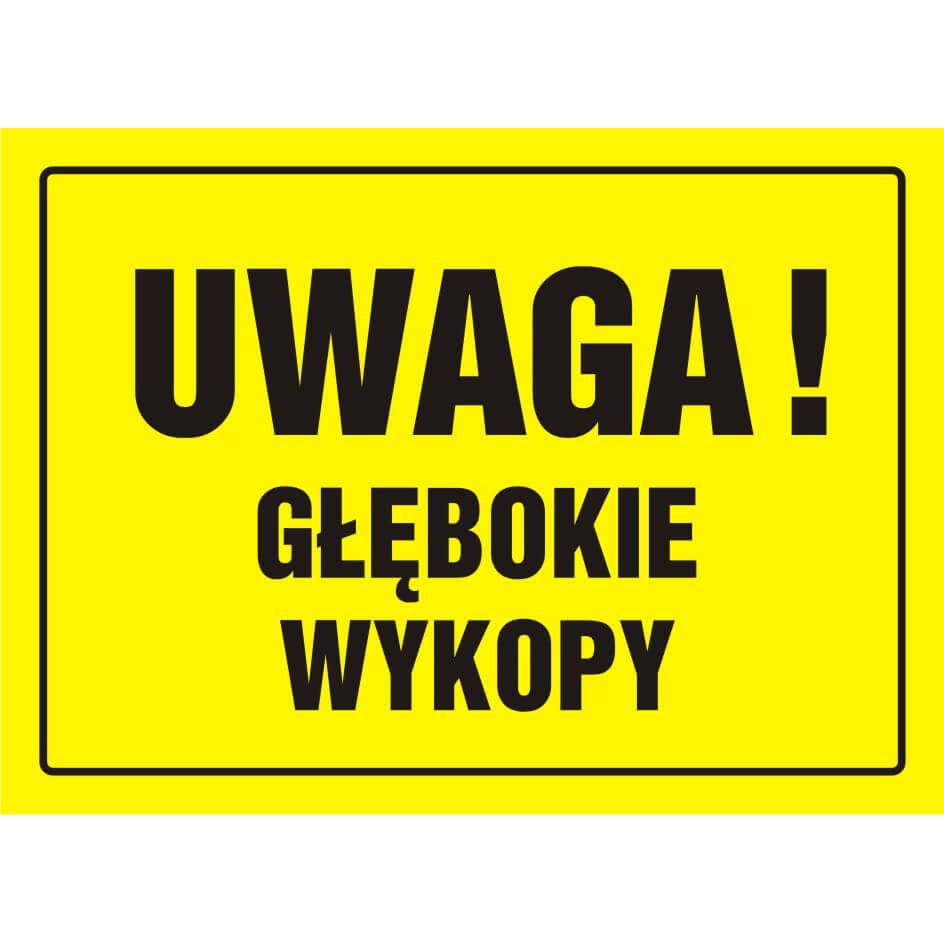 STAVEBNÁ DOSKA - POZOR! HĺBKOVÉ VÝKOPY - OA 007 DY PN
