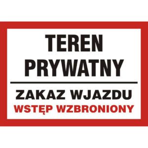 ZNAČKA SÚKROMNÝ PRIESTOR - VSTUP ZAKÁZANÝ - VSTUP ZÁKAZ - PB 173 DJ PN