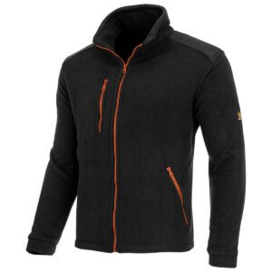 350G ČIERNE ORANŽOVÉ VYSTUŽENÉ POLAR