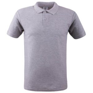 PÁNSKE POLO MPS180 GREY MELANGE