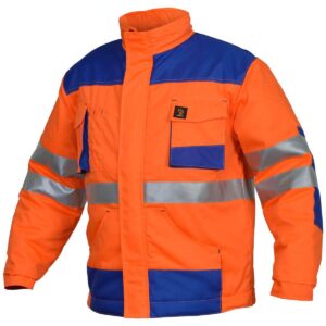 ZATEPLENÁ BUNDA PROMAN ORANŽOVÁ HVP