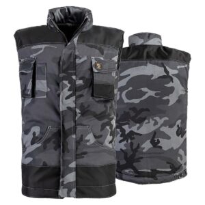 ZATEPLENÁ BUNDA PROMAN 260 CAMO GREY