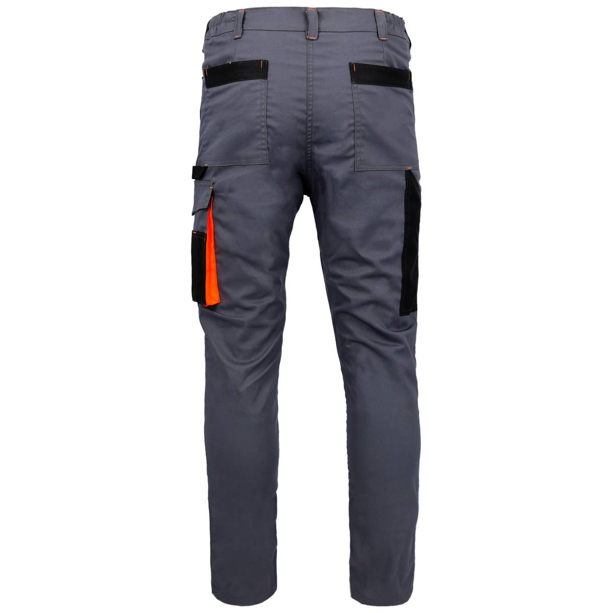 PROMAN STRETCH 250 PÁSOVÉ NOHAVICE SIVO ORANŽOVÉ – Obrázok 4