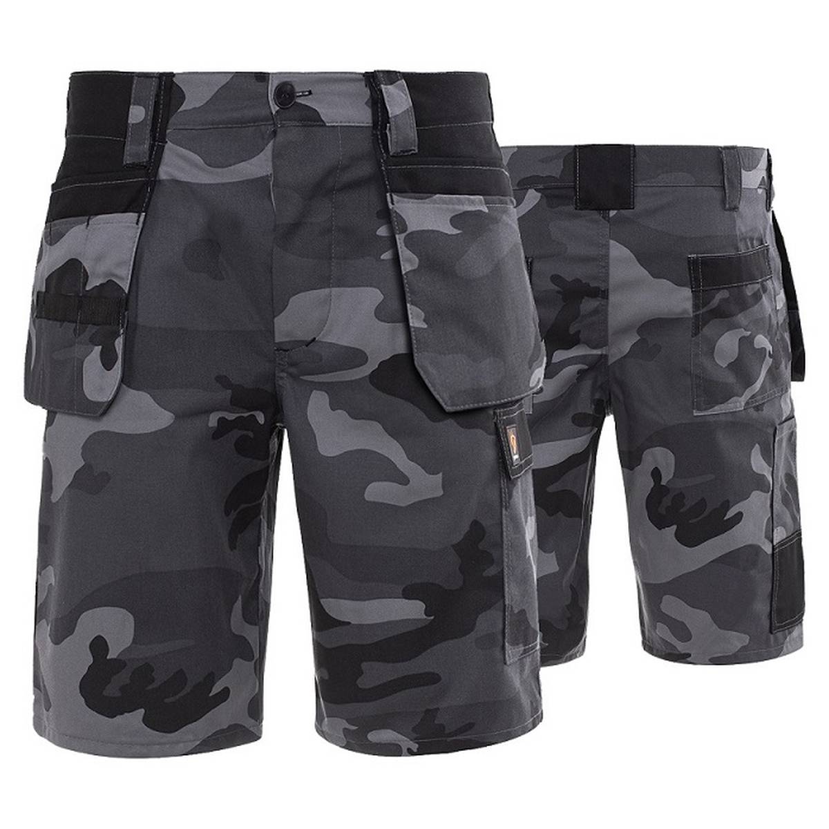 KRÁTKE NOHAVICE PROMONTER 260 CAMO, SIVÁ