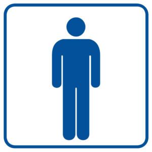 ZNAČKA - PÁNSKE WC - RA016 B2 PN