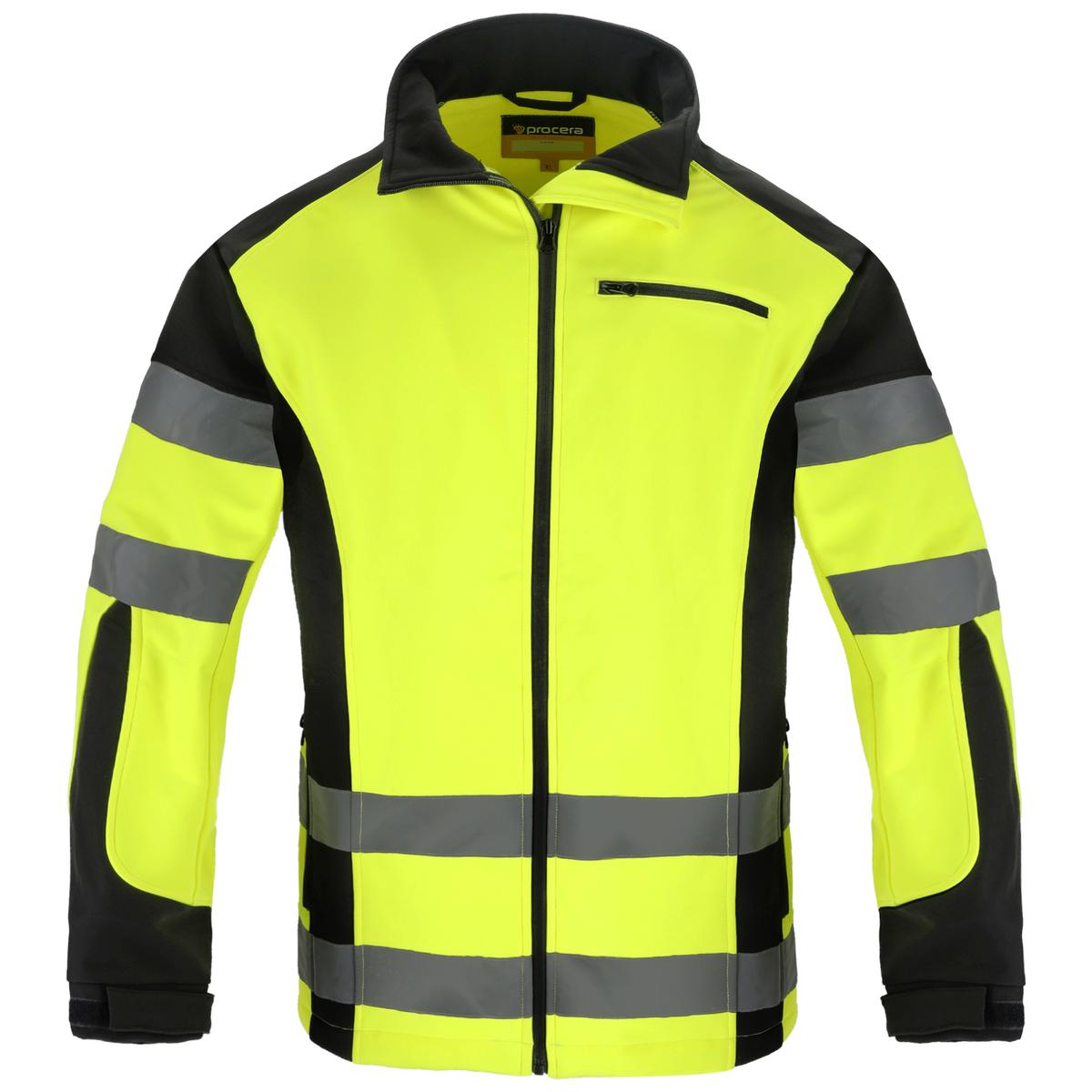 Pracovná softshell bunda Sniper Žltá – Obrázok 2
