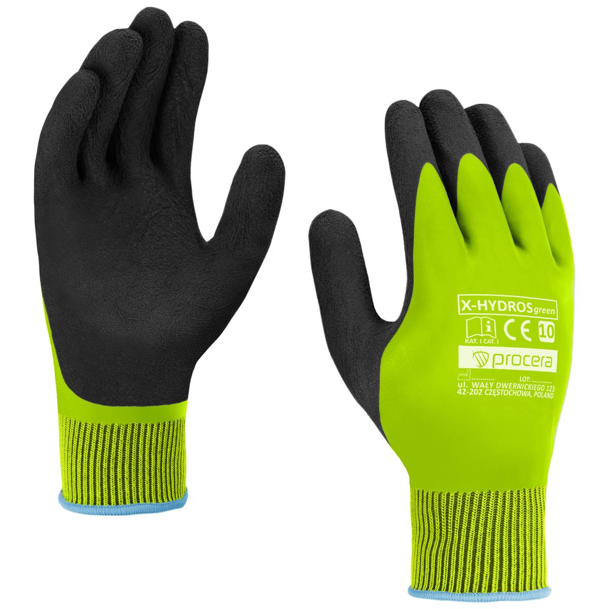 Dvojité ochranné rukavice X-HYDROS latexové 1 Dvojité ochranné rukavice X-HYDROS latexové