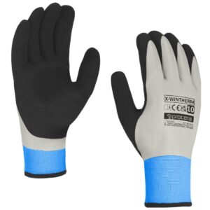 AKRYLÁTOVÉ IZOLOVANÉ RUKAVICE S DVOJITÝM LATEXOVÝM PATROM X-WINTHERM